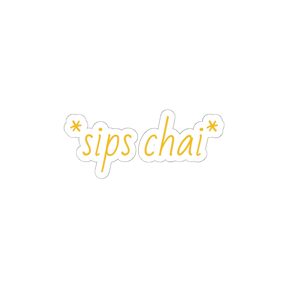 Sips Chai Sticker