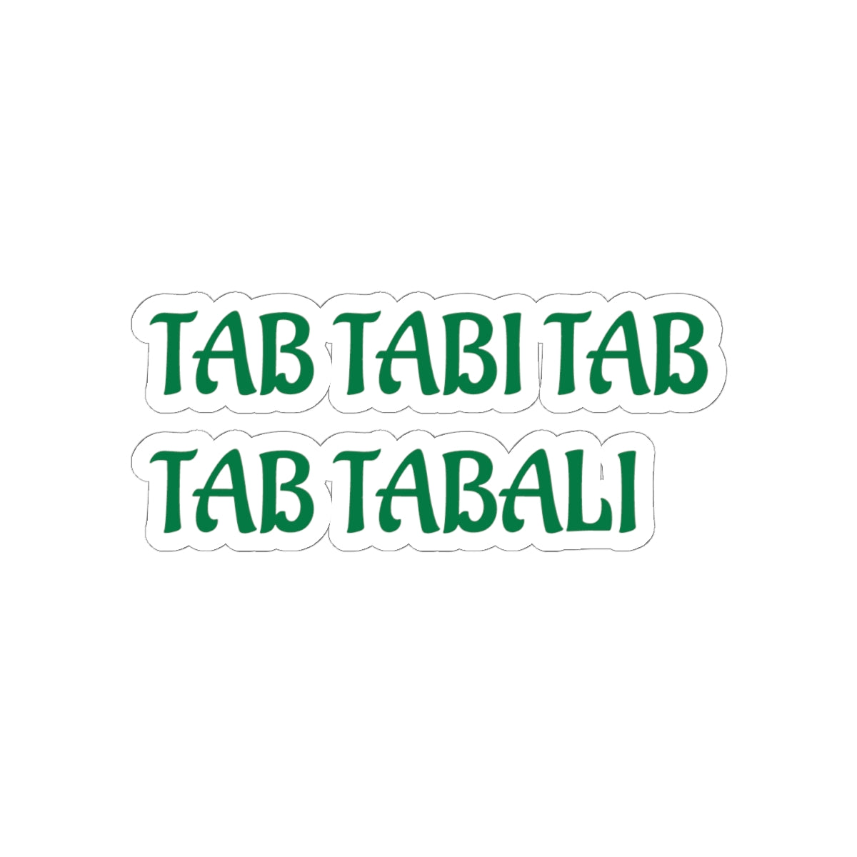 Tab Tabi Tab Sticker