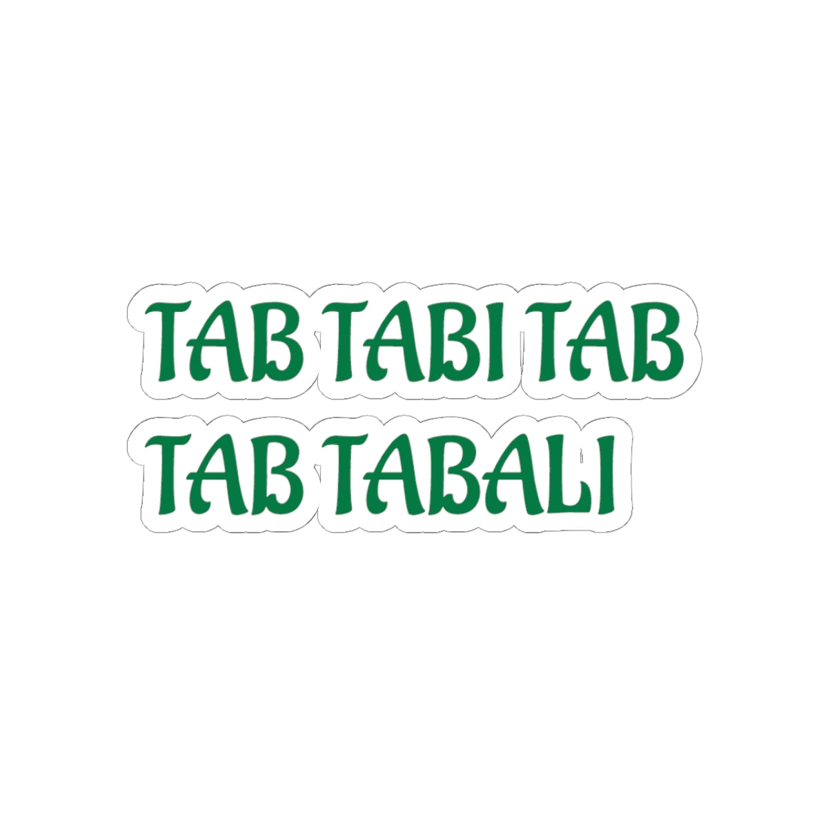 Tab Tabi Tab Sticker