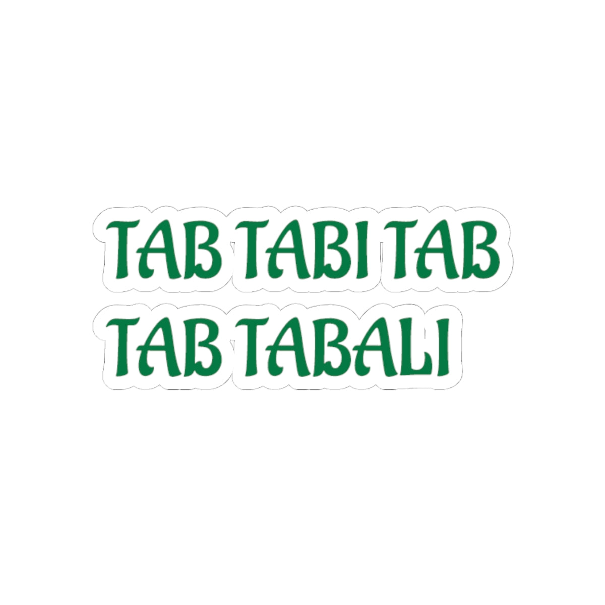 Tab Tabi Tab Sticker