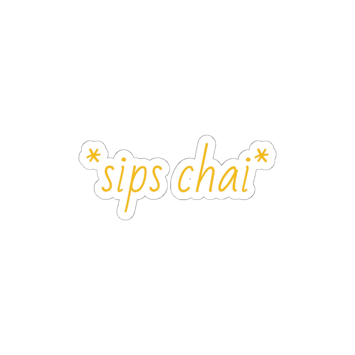 Sips Chai Sticker