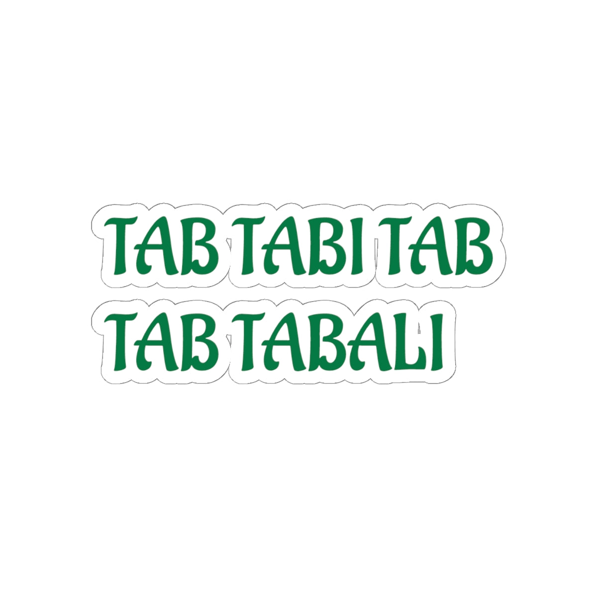 Tab Tabi Tab Sticker